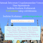 Hazırlatmak İstiyorum Uygulaması; İndirim Fırsatını Kaçırma