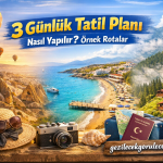 3 Günlük Tatil Planı Nasıl Yapılır? Örnek Rotalar