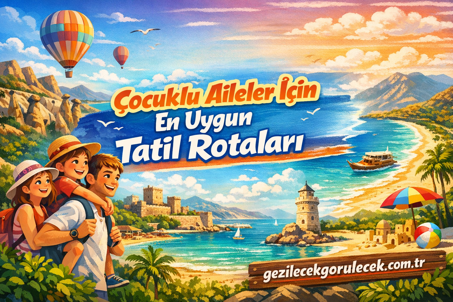 Read more about the article Çocuklu Aileler İçin En Uygun Tatil Rotaları