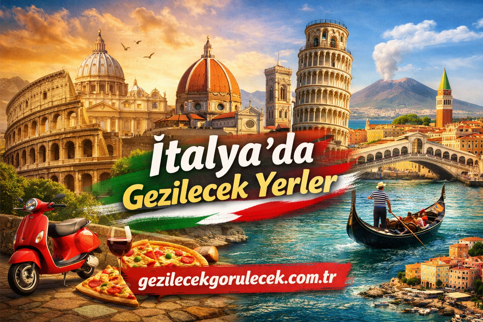Read more about the article İtalya’da Gezilecek Yerler: Roma, Floransa, Venedik, Pisa, Napoli