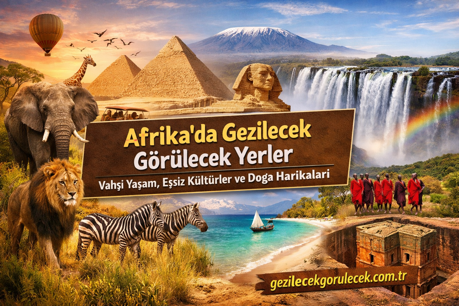 Read more about the article Afrika’da Gezilecek Görülecek Yerler: Vahşi Yaşam, Eşsiz Kültürler ve Doğa Harikaları