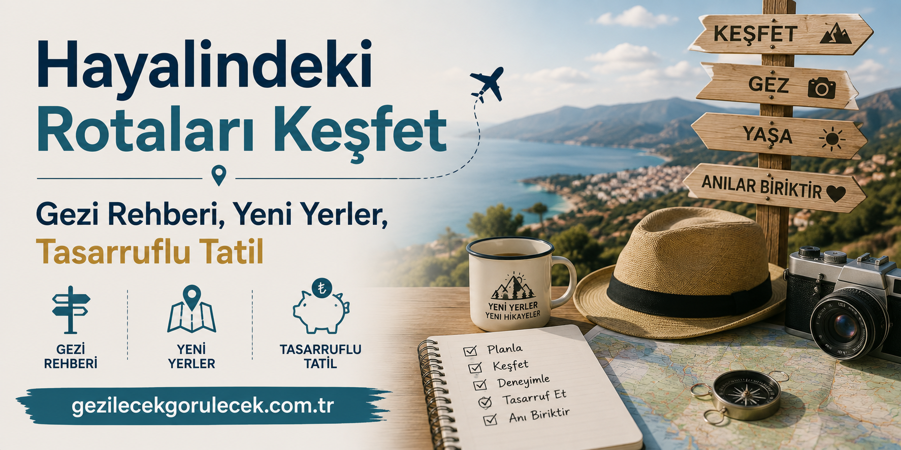 Read more about the article Hayalindeki Rotaları Keşfet | Gezi Rehberi, Yeni Yerler, Tasarruflu Tatil